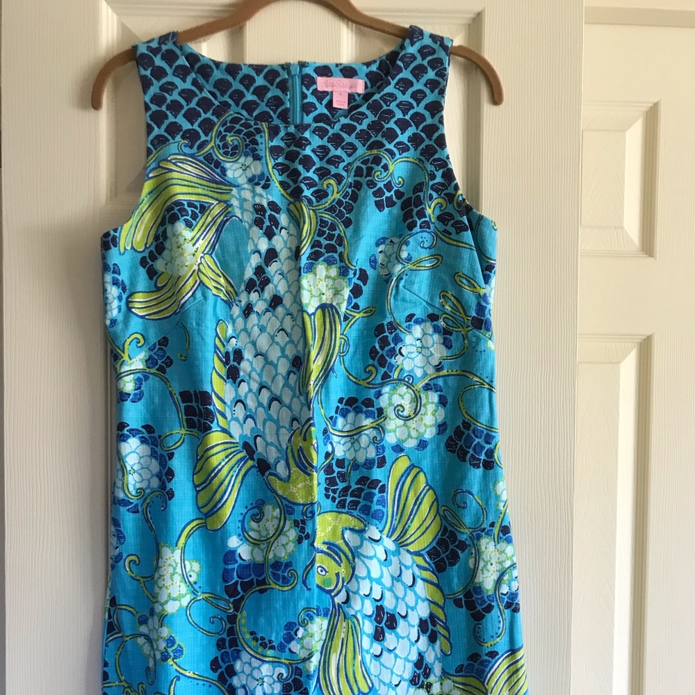 Lilly Pulitzer don’t be koi shift dress